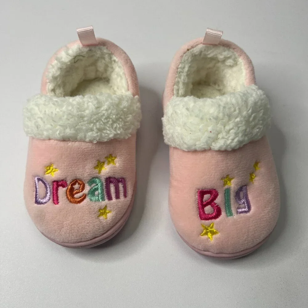 Pink Dream Big Baby Girl Slippers